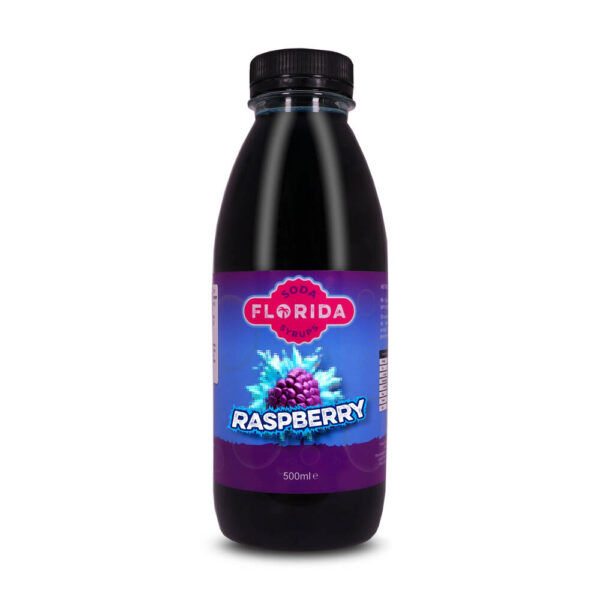 500ml bottle(s) of Blue Raspberry Sodastream syrup with vibrant blue label and fruit themes.