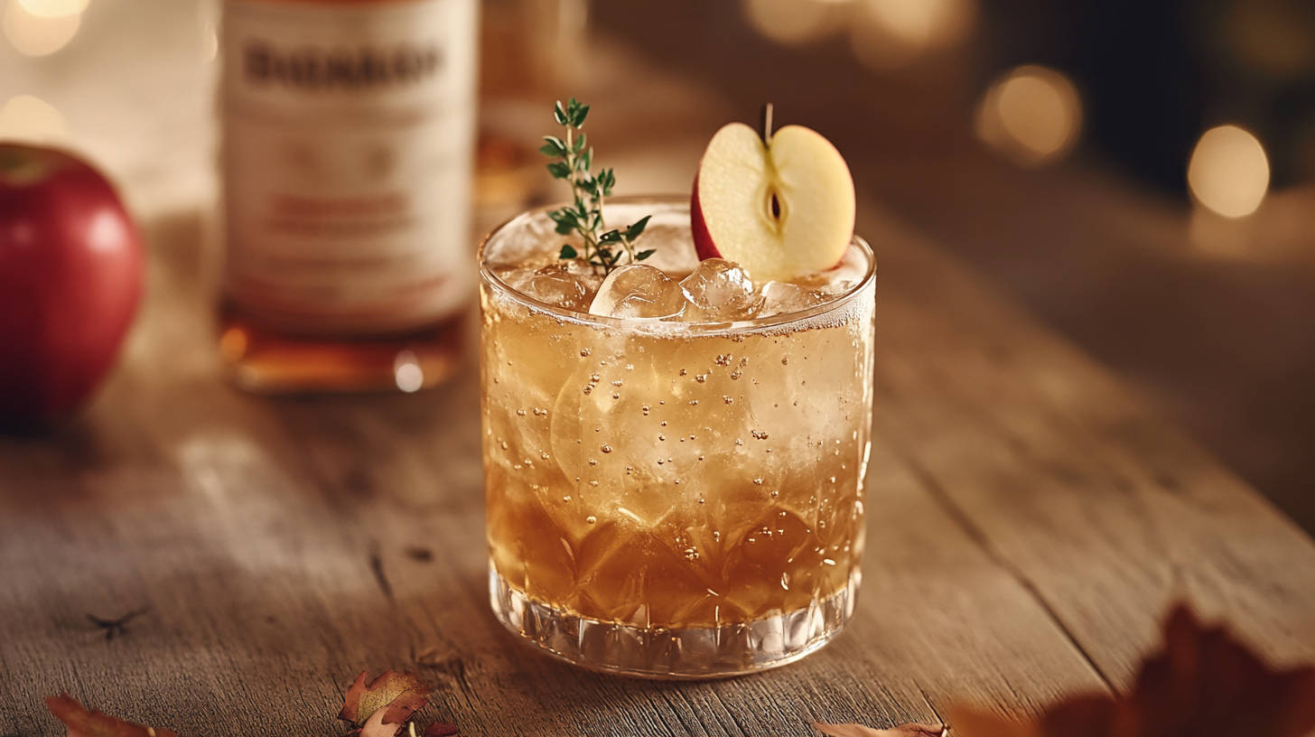 🍏 Apple Bourbon Sparkler: A Cosy Yet Refreshing Twist