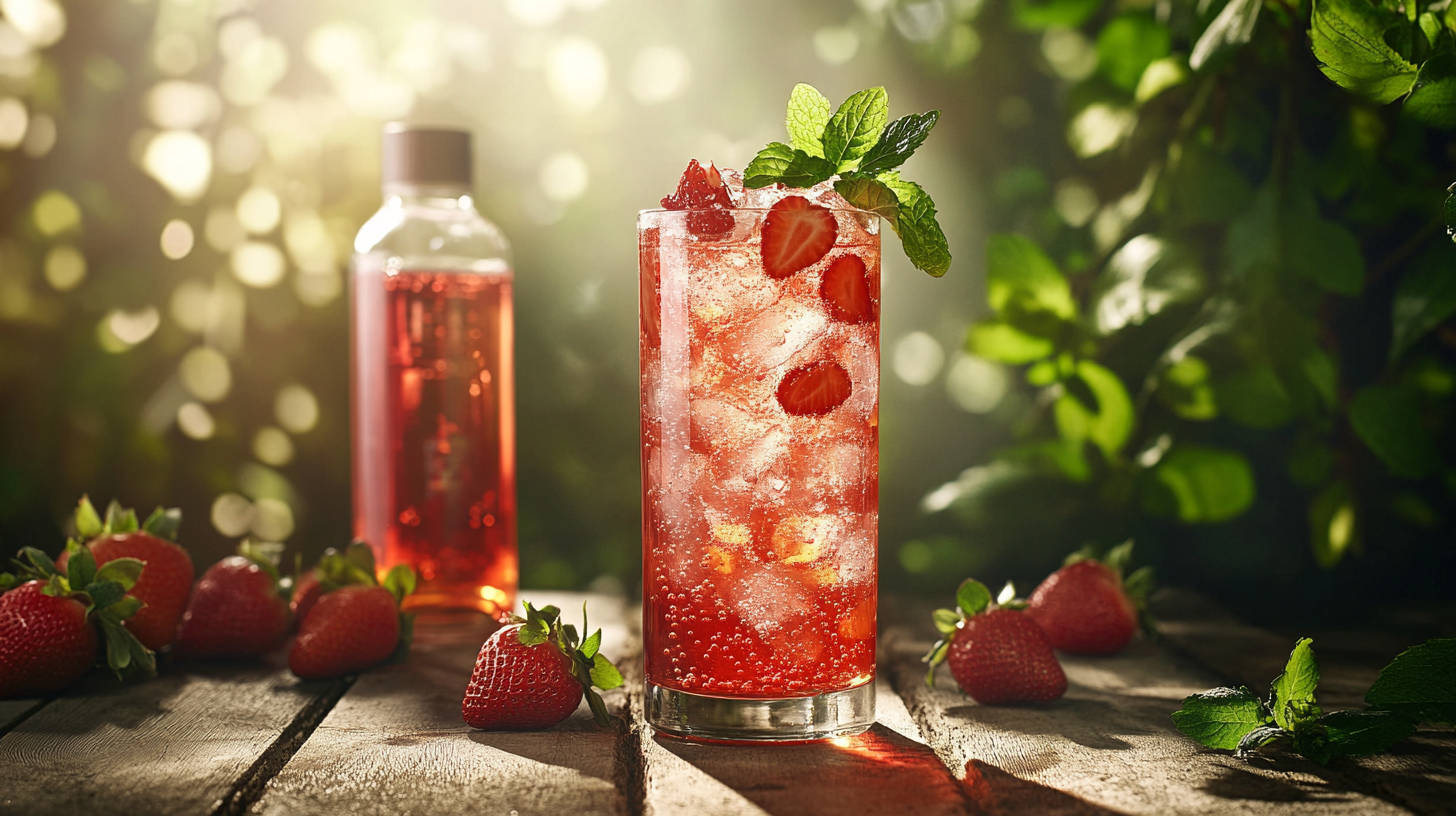 🍓 Strawberry Sparkle Vodka Fizz: A Refreshing Summer Delight