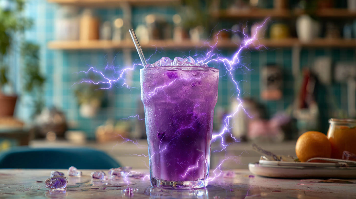 Purple Storm Slush Recipe for the Ninja Slushi Machine 💜 - Florida Syrups